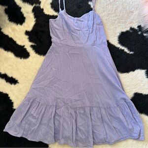 Old Navy Boho Lavender Tiered Hem Mini Dress Summer Beachy Sz x-Small